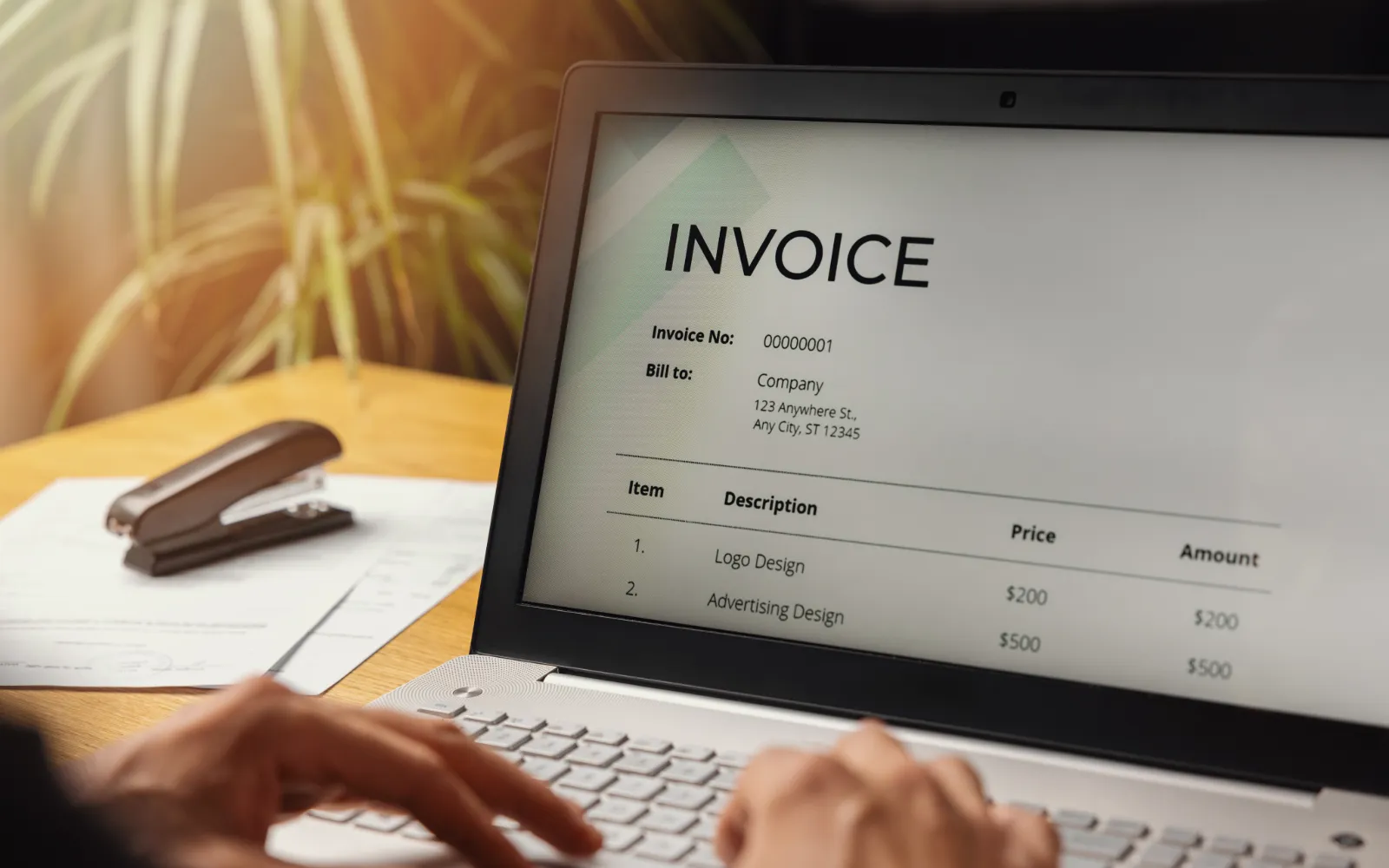 WhatsApp Invoice Bot preview